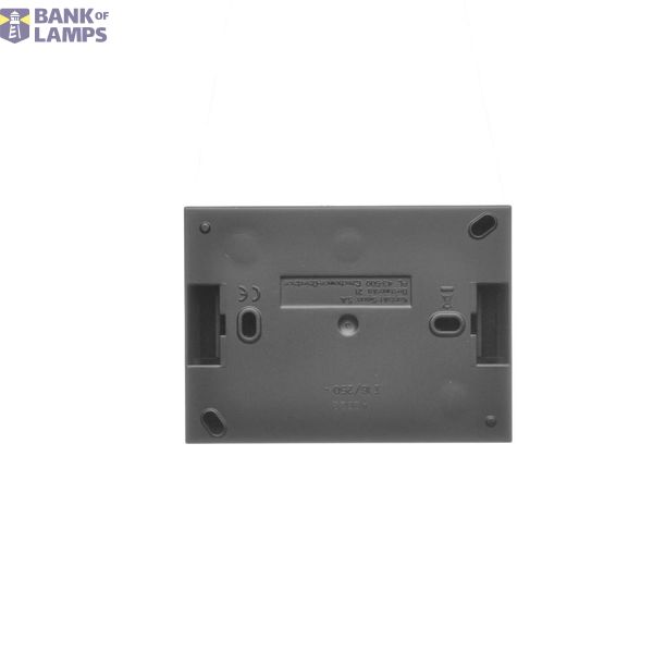 Two-way switch, Push In system, (module), Simon 24, IP20/IP44, 10AX, black matt image 1