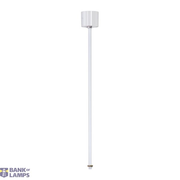 EUTRAC pendant suspension for 3-circuit track, white, 60cm image 1