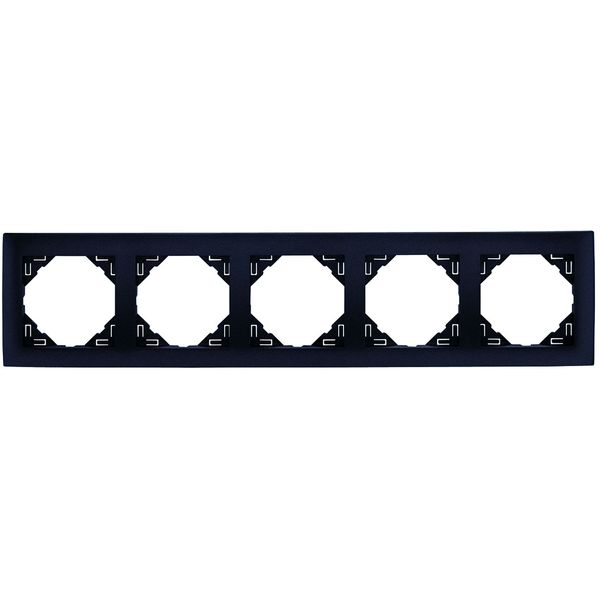 FIVE-GANG FRAME GRAY image 2