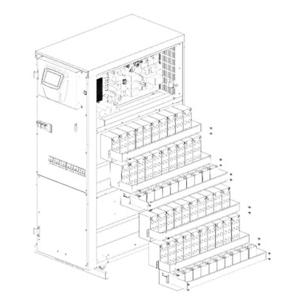 Battery connection set for USS3  Xtend(for 3x40 batteries) image 1