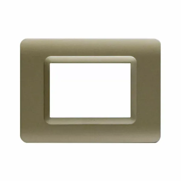 44 MOULDED FR.PLATE MATT CHAMP.  3M image 1