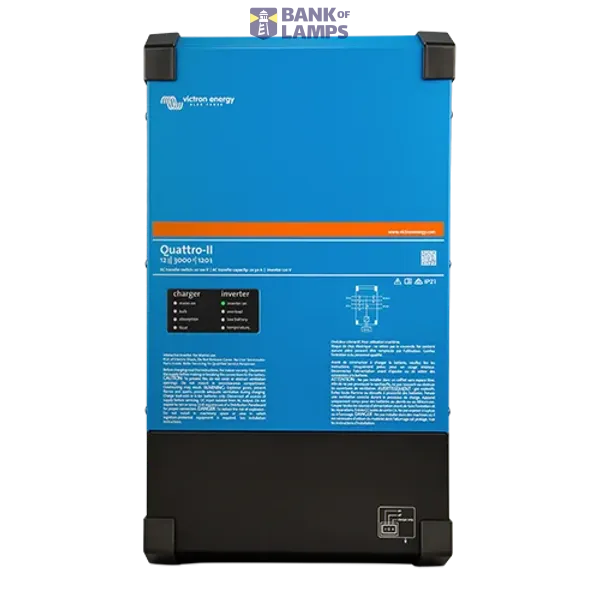 Victron Energy Power inverter / charger Quattro-II 24/3000/70-50/50 2x120V image 1