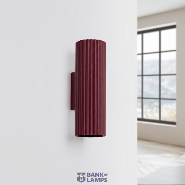 Wall lamp KARBON 20 burgundy image 6