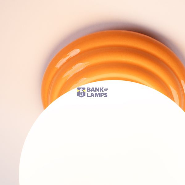 Ceiling lamp ZORI orange IP44 image 4