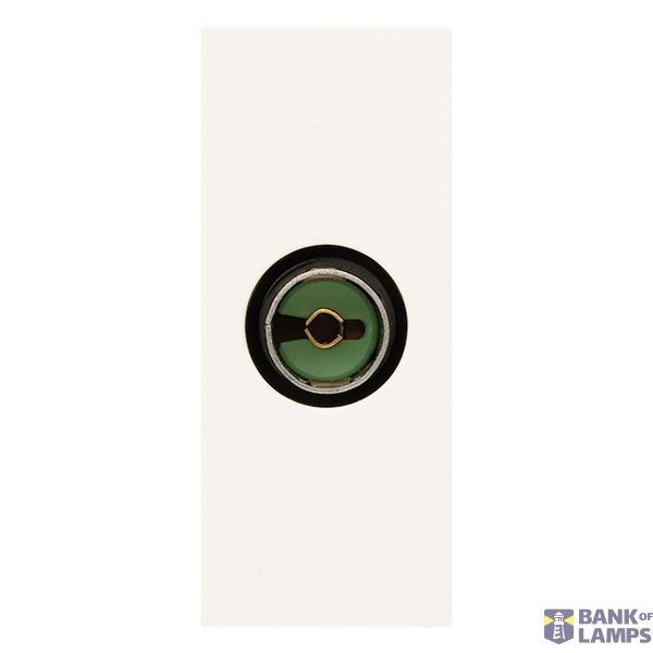 TV single-con.socket outlet 40-862MHz wh image 1