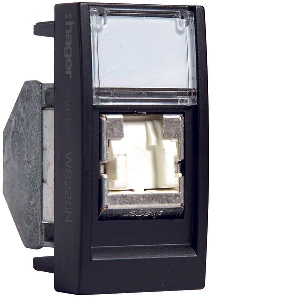 Systo 1M RJ45 Cat.6 STP, black image 1