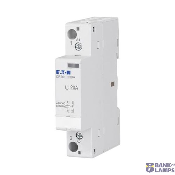 CR2010230A Eaton CR Installation contactor, 20A, 230V AC, 1NO image 1