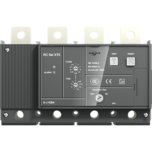 Residual current device XT5 RC B type for XT5 4p image 1