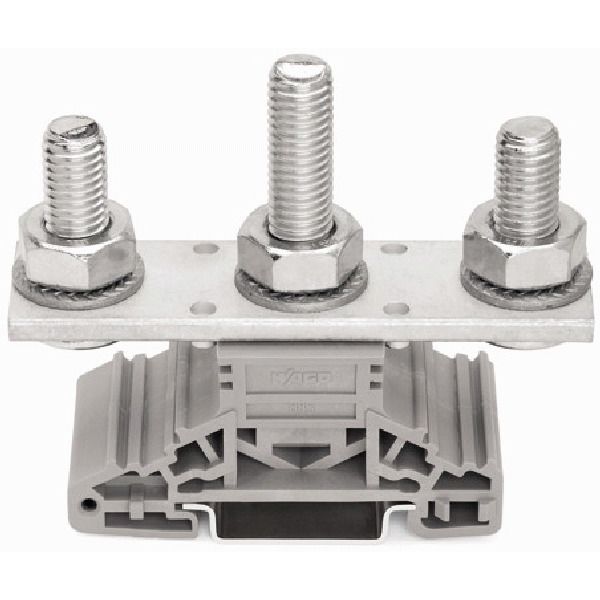 Stud terminal block lateral marker slots for DIN-rail 35 x 15 and 35 x image 2