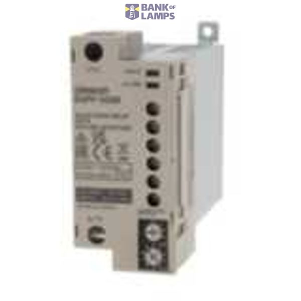 Solid-state relay 25 A, 100 to 240 VAC, with built in current transformer, M3 terminals, 1 alarm G3PF0005M image 1