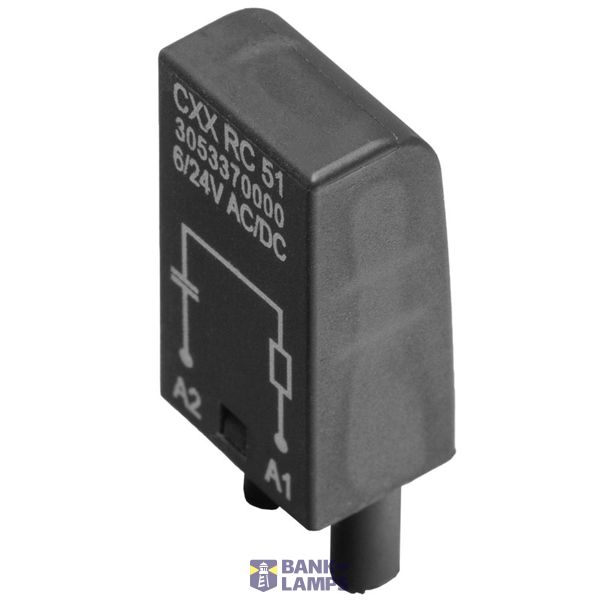 Protective suppressor circuit (relay), CUBESERIES, 24…60 V UC, RC elem image 1