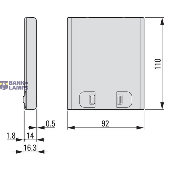 Door Transparent for 1/4 Mini IKA image 3