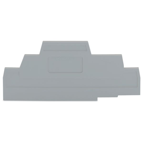 End and intermediate plate 2.5 mm thick gray image 2