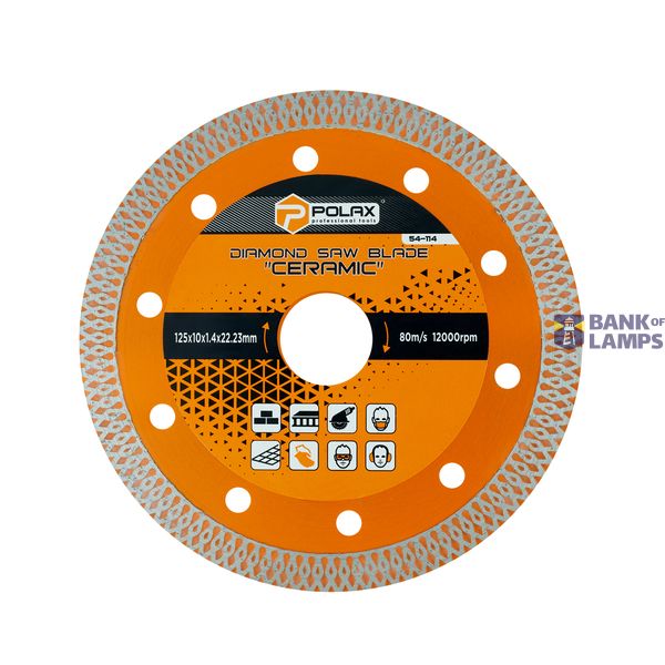 Diamond saw blade "Ceramic" 125x10x1.4x22.23mm image 1