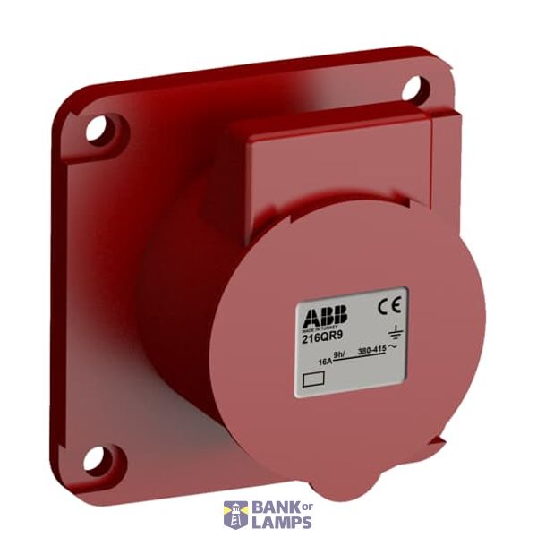 216QR9 Panel mounted socket image 1