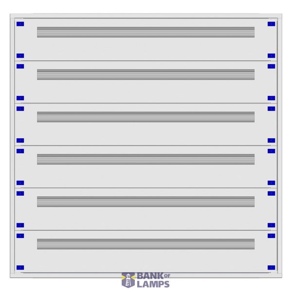 Distribution board insert KVN 60mm, 5-24K, 6-rows image 1