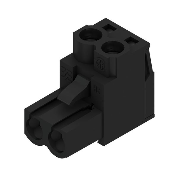 PCB plug-in connector, female plug, 5.08 mm, Number of poles: 2, 180°, Clamping yoke connection, Clamping range, max. : 4 mm², Box image 2
