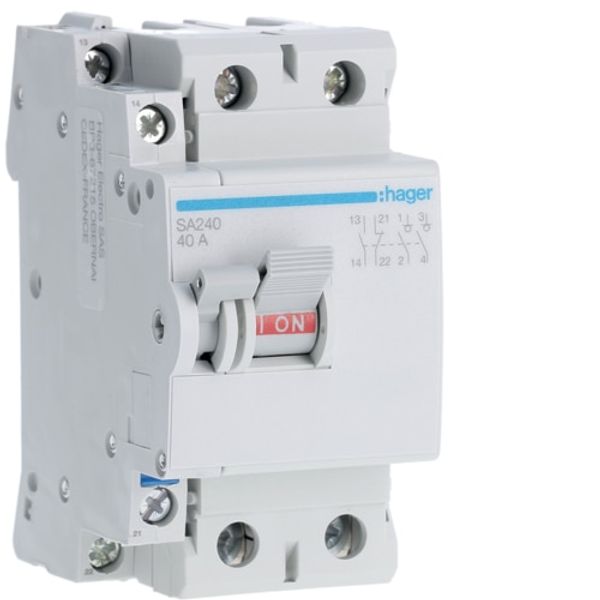 Bipolar switch 2x40A 2.5M image 1