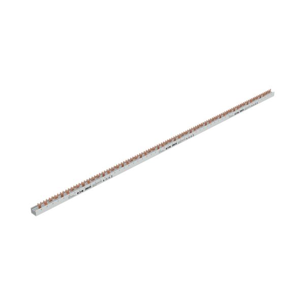 GVK busbar fork, 3-phase, L1 - L2 - L3, shortenable version, end caps not included, 1 meter, 16 mm² image 7