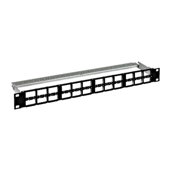 fixLink Pro/Pro+ Panel 19" 1U 48xRJ45 RAL9005 image 1