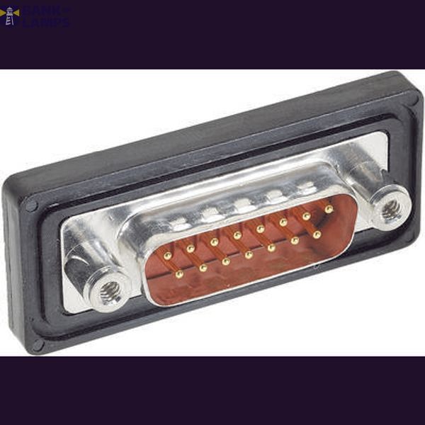 D SUB IP 67 25 POLE STRAIGHT FRONT PLAST image 1