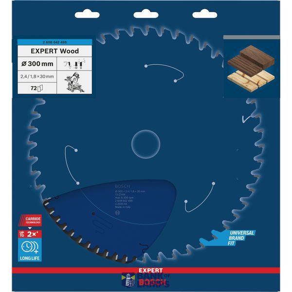 Expert for Wood circular saw blade 300 x 30 x 2,4 mm, 72 image 3