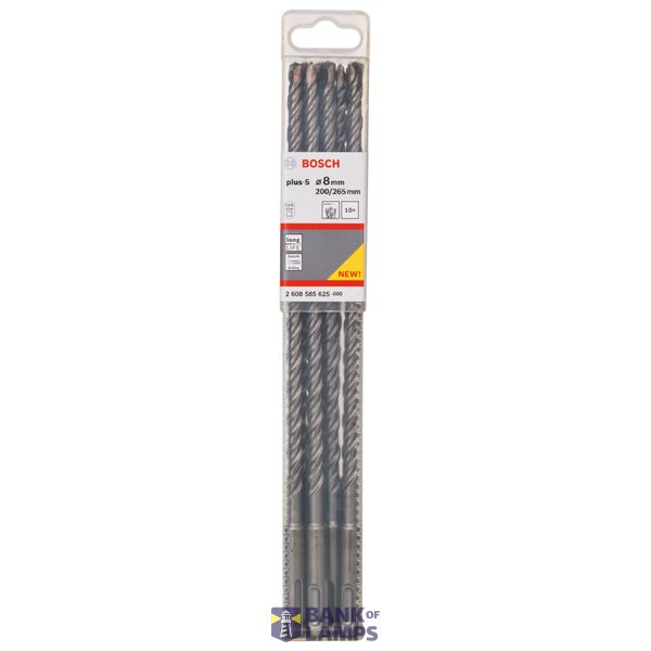 Hammer drill bit SDS-plus-5 8 x 200 x 265 mm image 2