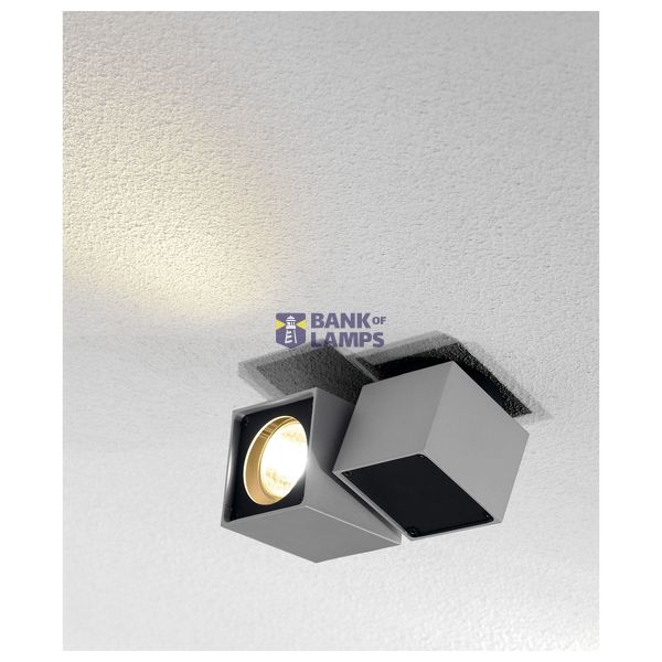 ALTRA DICE SPOT 1 ceiling lamp GU10 max 50W silvergrey/black image 6