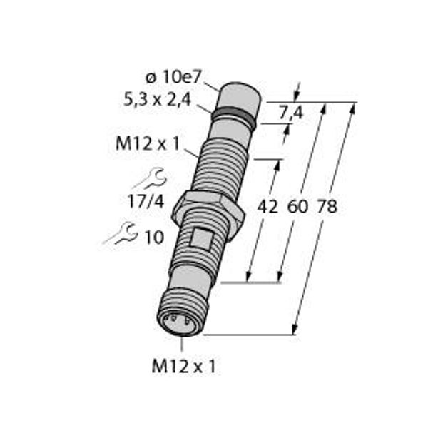Inductive Sensor For High Pressures   BID1.5-G120-AP6-H1141 image 1