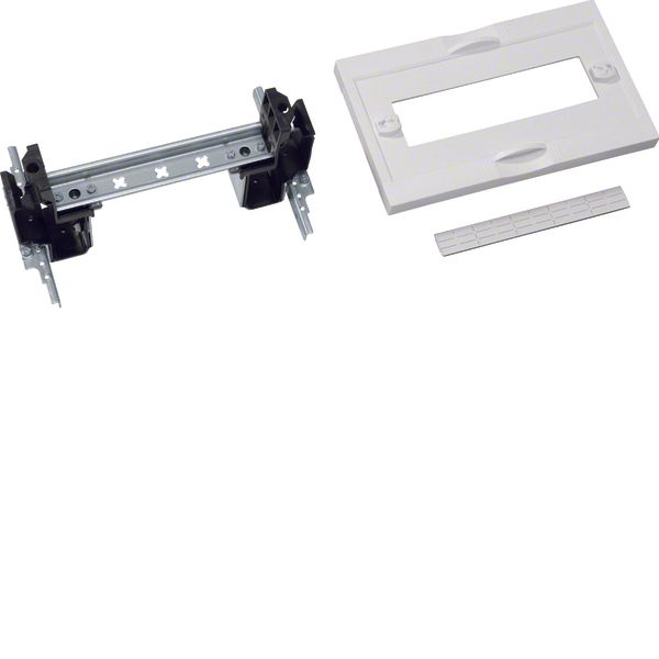 Mounting Block, 150×250 mm, 1 Row, 10 Modules, Univers N image 1