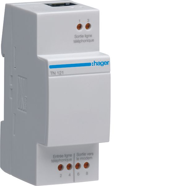 ADSL MAIN MOD FRAME FILTER + PATCH CABLE image 1