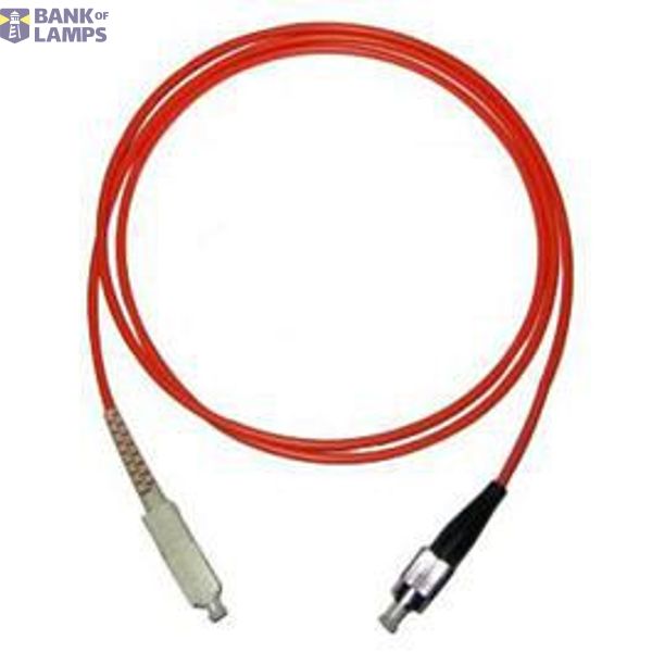 Fluke Multimode Encircled Flux compliant test reference cord (2m)for testing 50um FC terminated fibers (SC/FC) image 1