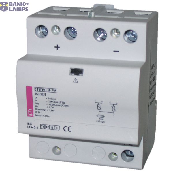 ETITEC B-PV 1000/12,5 (10/350) RC surge arrester image 1