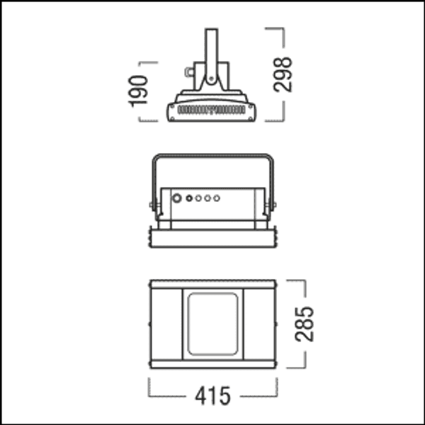 EXDURA S 10500-840 AB EVG T50 - LED high-bay luminaire image 2