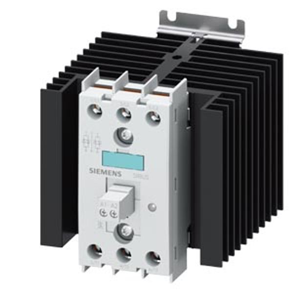 Solid-state contactor 3RF2, 3-ph. AC51 40 A 48-600 V/230 V AC 2-phase controlled image 1