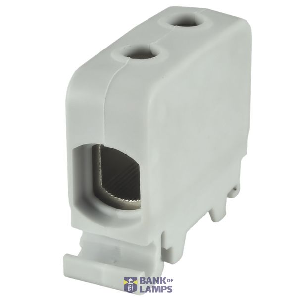 Rail-mounted screw terminal block AL, CU ZGG1x1,5-50s grey image 1