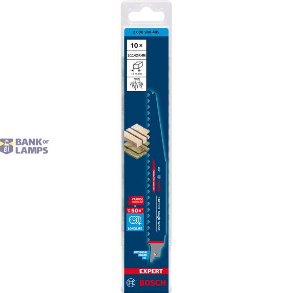 EXPERT ‘Tough Wood’ S 1142 KHM Reciprocating Saw Blade 10-pc image 2