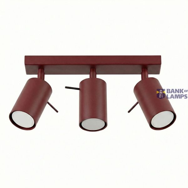Ceiling lamp RING 3 burgundy image 2