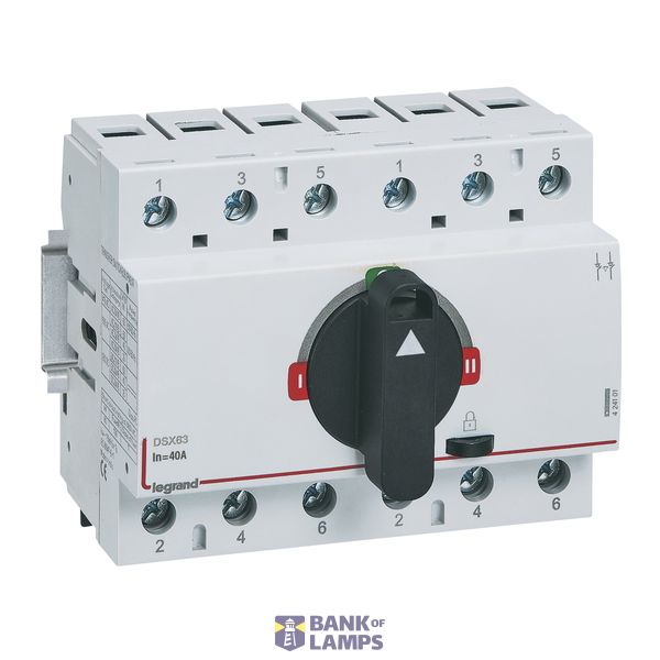 Source switching. DSX63 3P 40A Size 1 - width 6 modules image 2