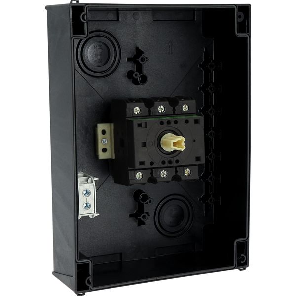 P3-100/I5 On-Off switch, P3, 100 A, surface mounting, 3 pole, with black thumb grip and front plate image 33