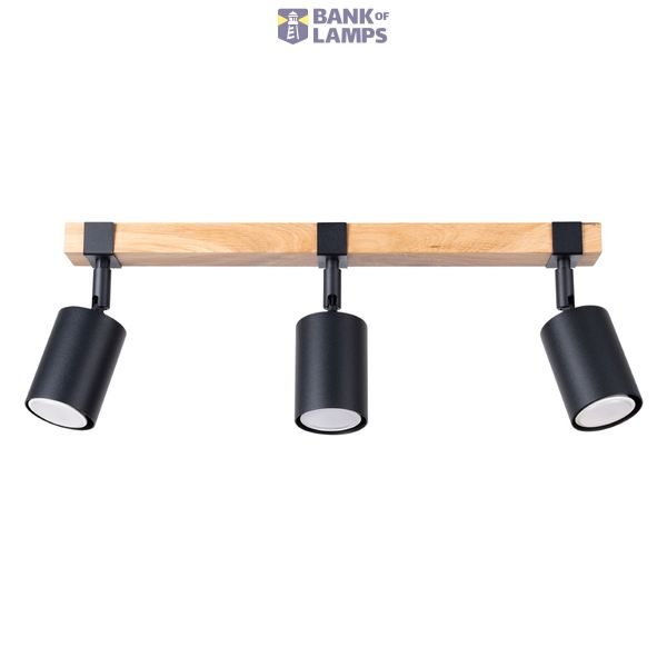 Ceiling lamp FAGER 3 black image 2