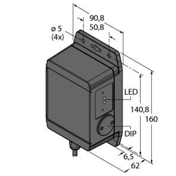 Radar Sensor With Switching Outputs   Q120RA-EU-AF2 image 2