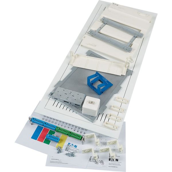 KLV-F5UPP-HY24-4PR Flush-mounting expansion kit Hybrid 5-row, 24MU, form of delivery for projects image 1