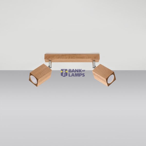 CEILING LAMP KEKE 2 OAK GU10 2X40W IP20 image 7