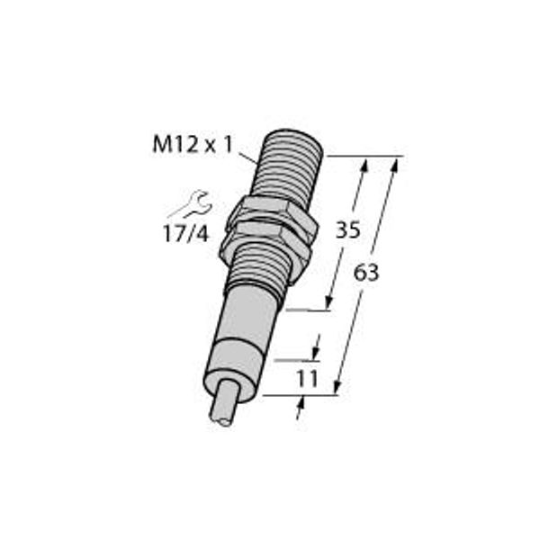 Inductive Sensor For Harsh Environments and Temperatures up to -60 °C   BI2-EM12WD-AP6/S929 image 1