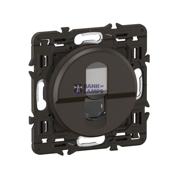 RJ45 CAT6 FTP SKT PREASS BLK image 1