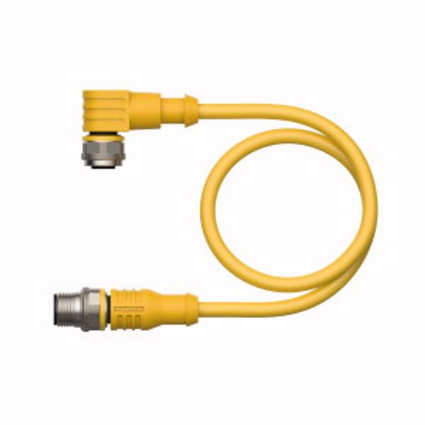 Actuator and Sensor Cable, PUR Extension Cable   WKC4.5T-1-RSC4.5T/TXY3013 image 2