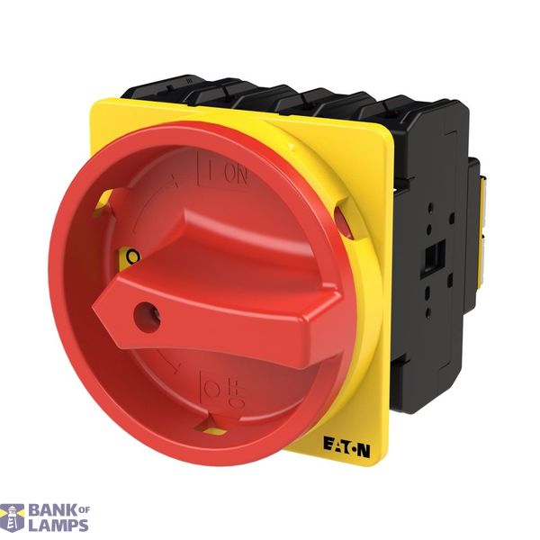 P3 Main switch, 80 A,Flush mounting, 4 pole, Form EA/SVB, Red, Door co image 7