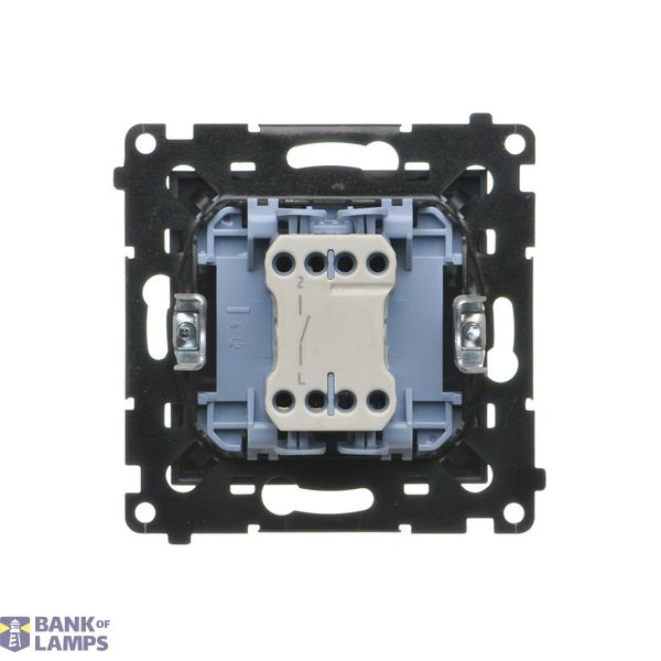 Double computer socket RJ45 category 6 with anti-dust cover, (module), Simon 24, IP20, graphite mat image 1