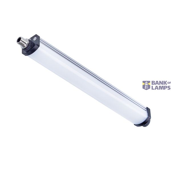 LEANLED II Basic-Line, 260mm, Abdeckung Opalweiß, ~6W, M12-A, 24V DC image 1